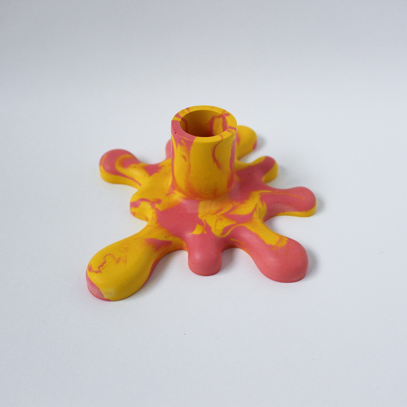 Art Splat Candle Holder