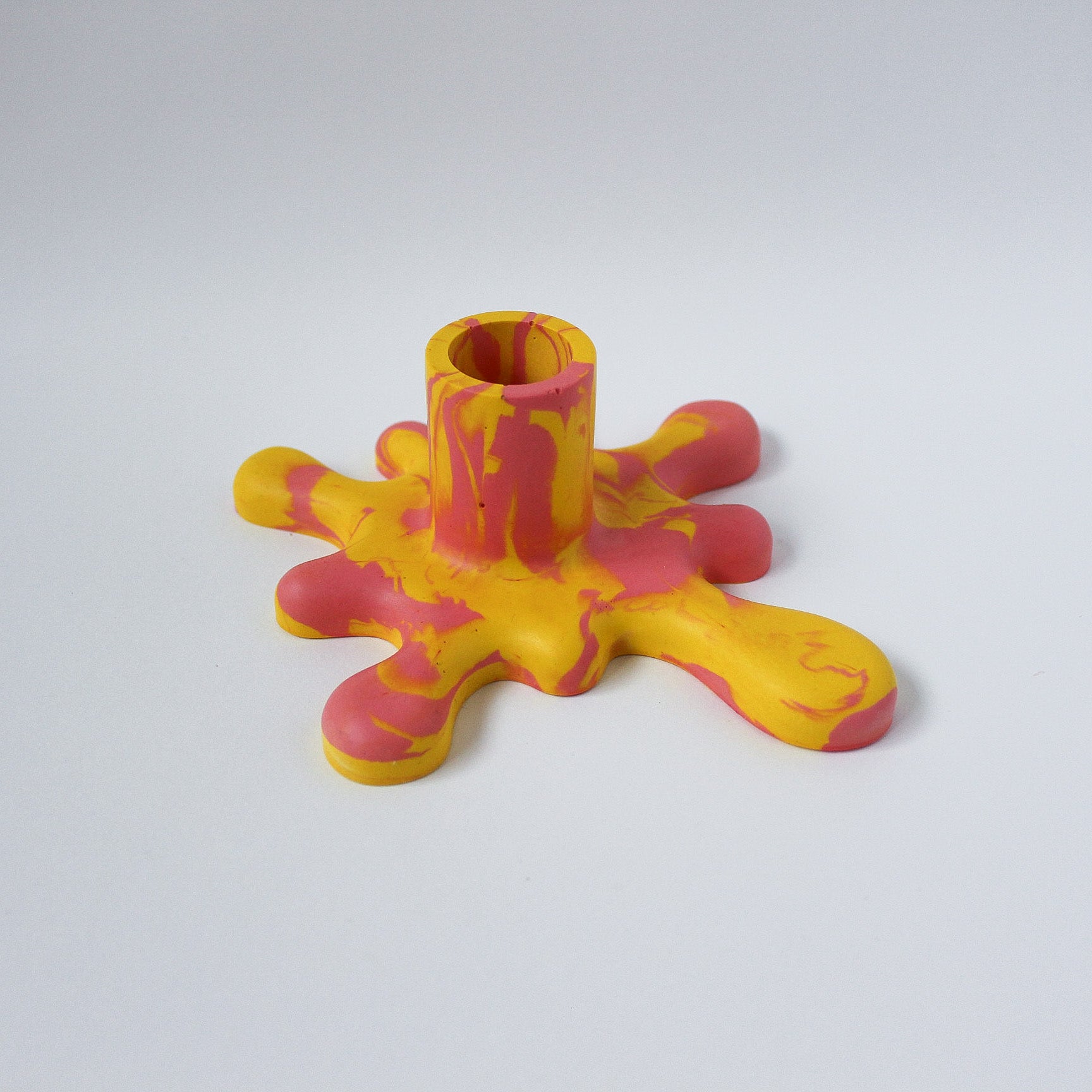 Art Splat Candle Holder