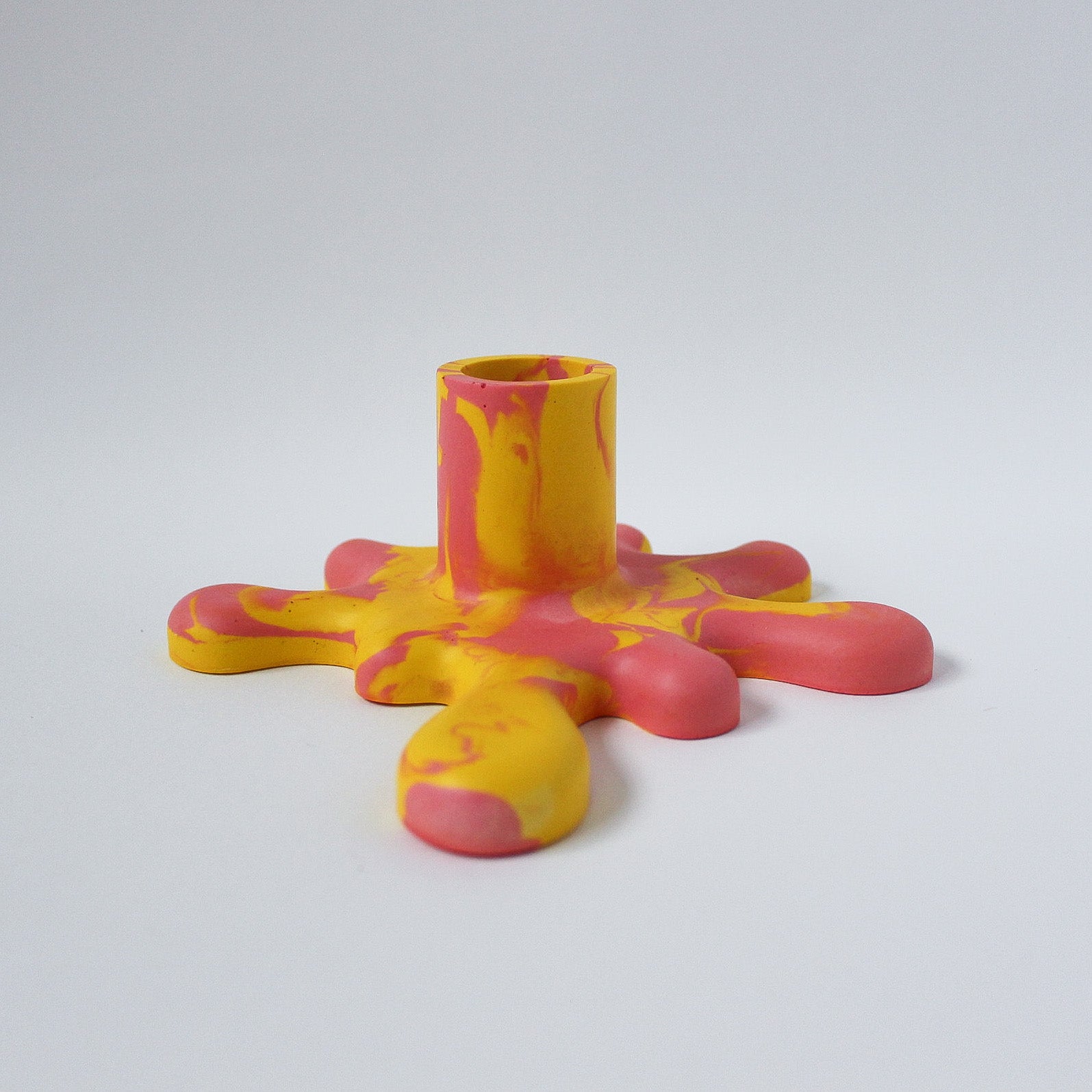 Art Splat Candle Holder