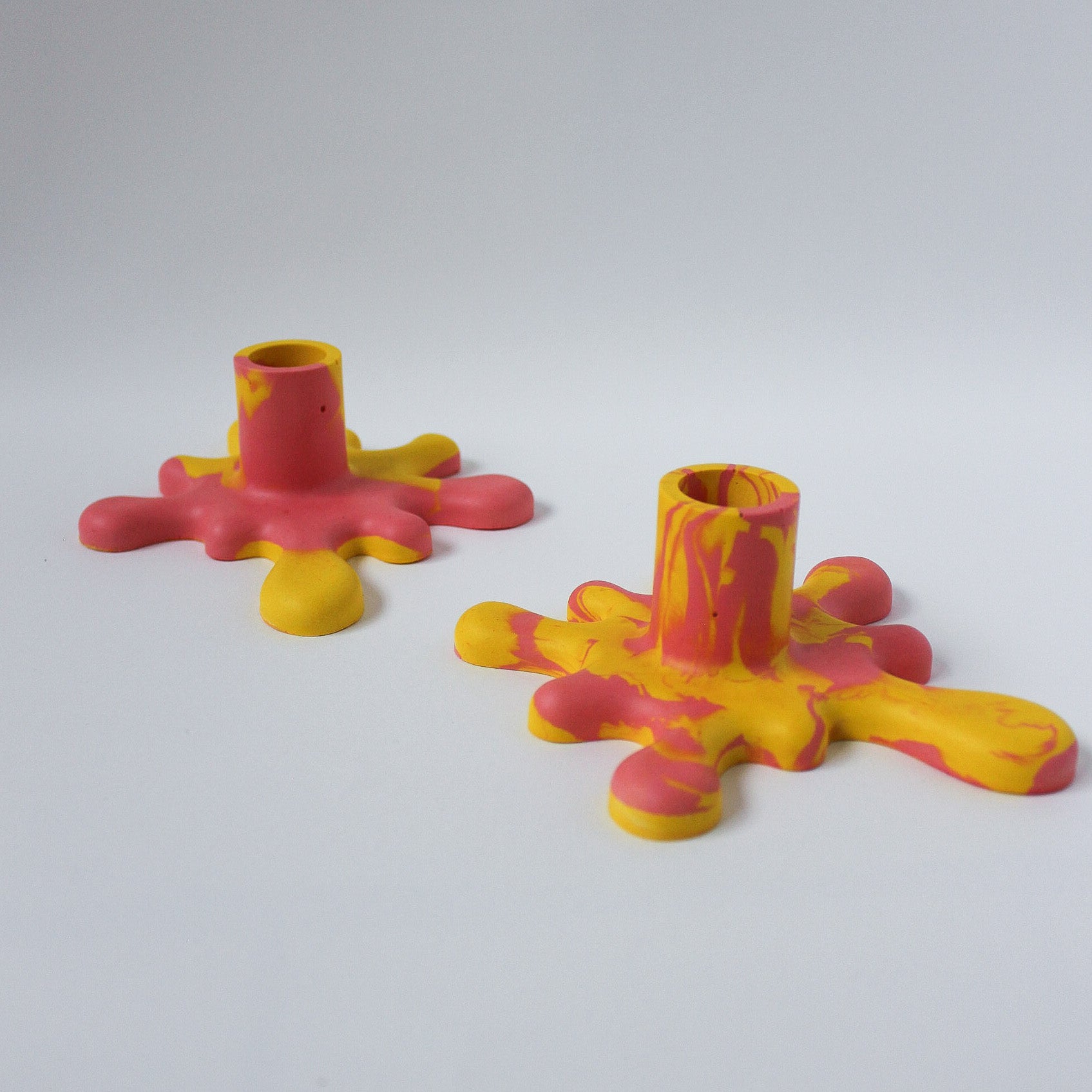 Art Splat Candle Holder