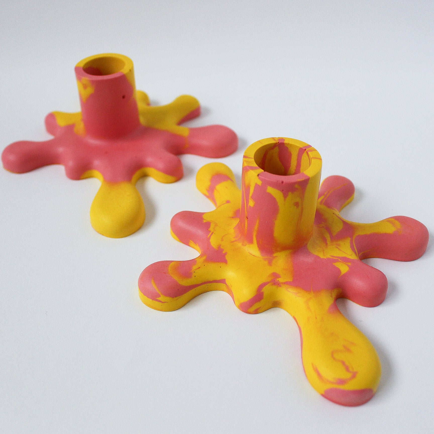 Art Splat Candle Holder